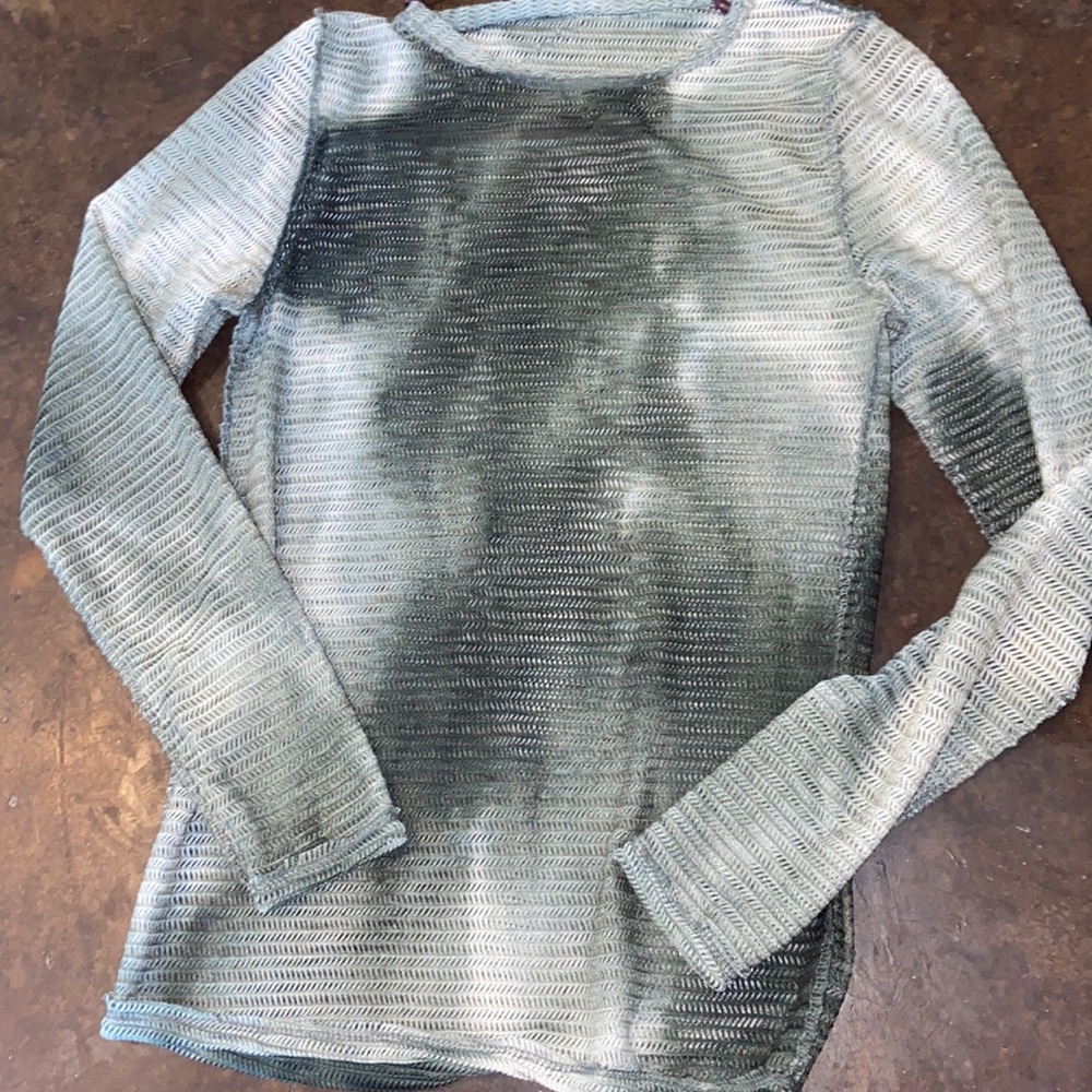 Mesh see through top